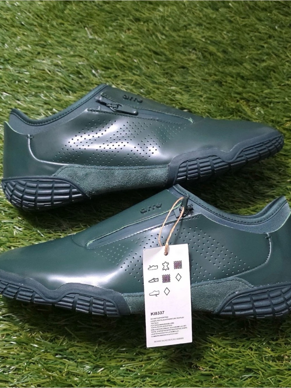 Adidas x Arte Antwerp Trivela Sneakers Men's 8 Collegiate Green KI8337 NEW